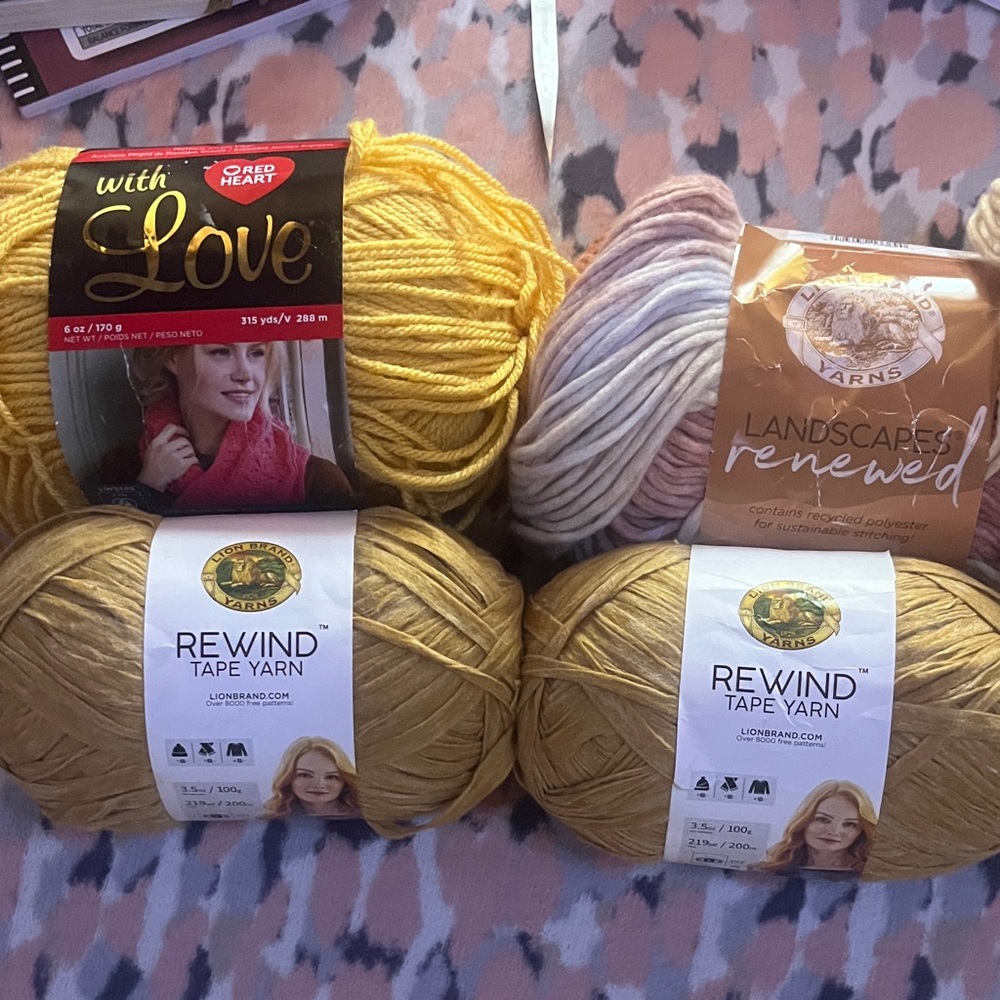 Yellow Yarn Bundle